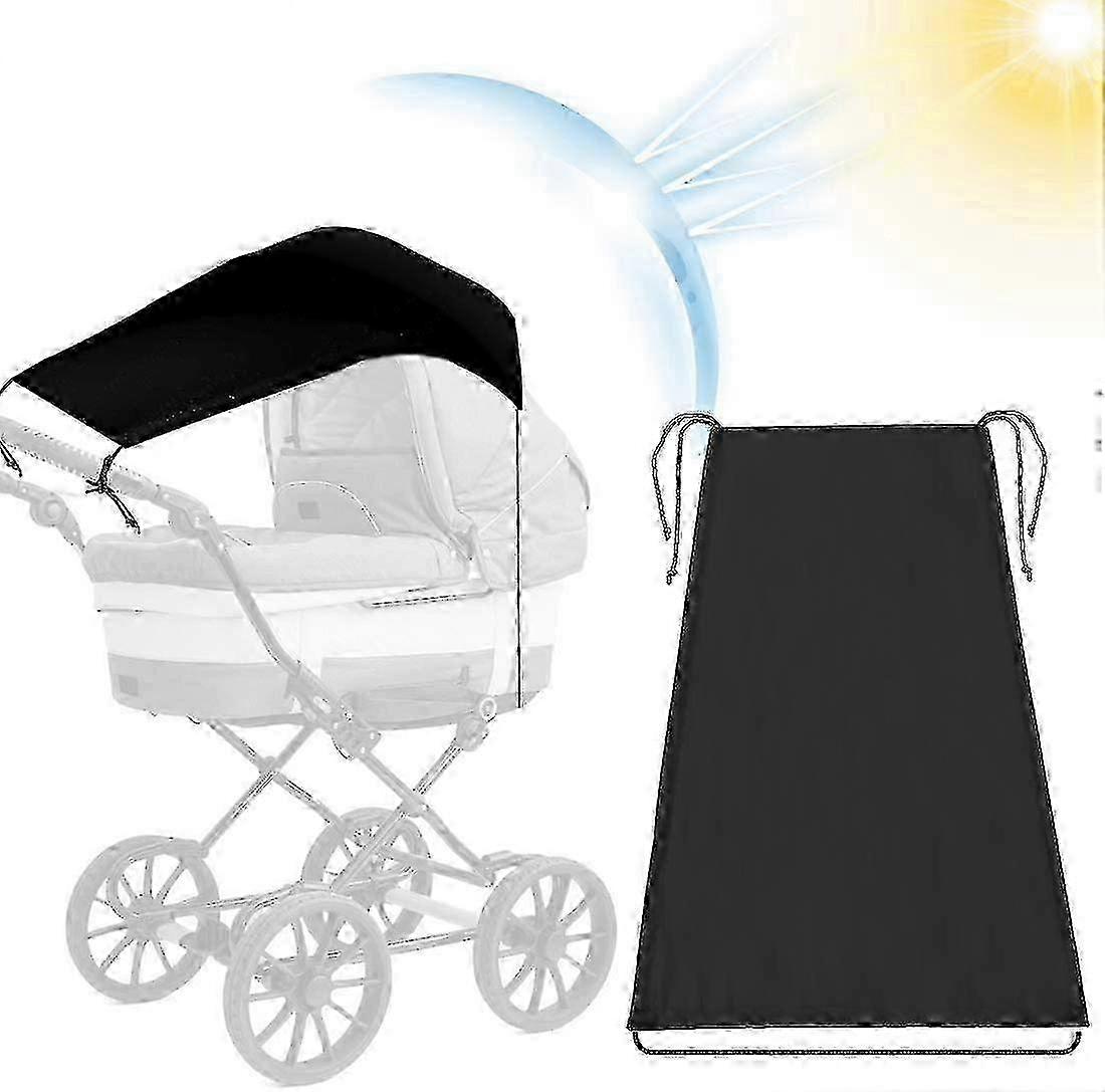 Stroller Sun Shade, Stroller Parasol, Universal Stroller Sun Shade, Canopy Canopy Sun Shade,black
