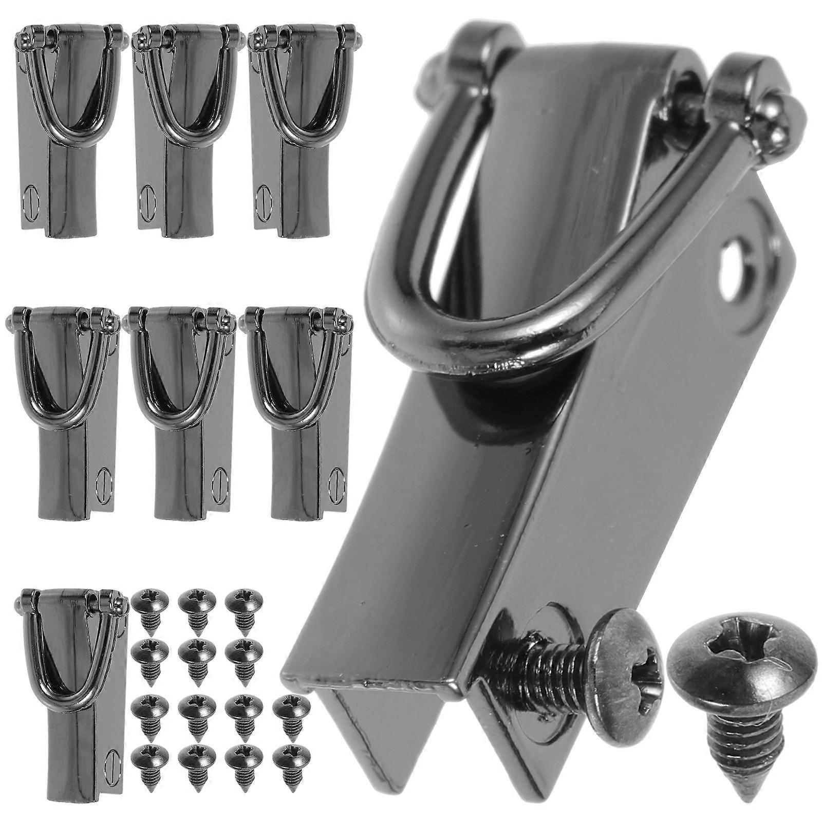 Decorative Metal D Rings With Rotatable Feature Ideal For Bag Making Suitable For Craft Enthusiasts 8Pcs