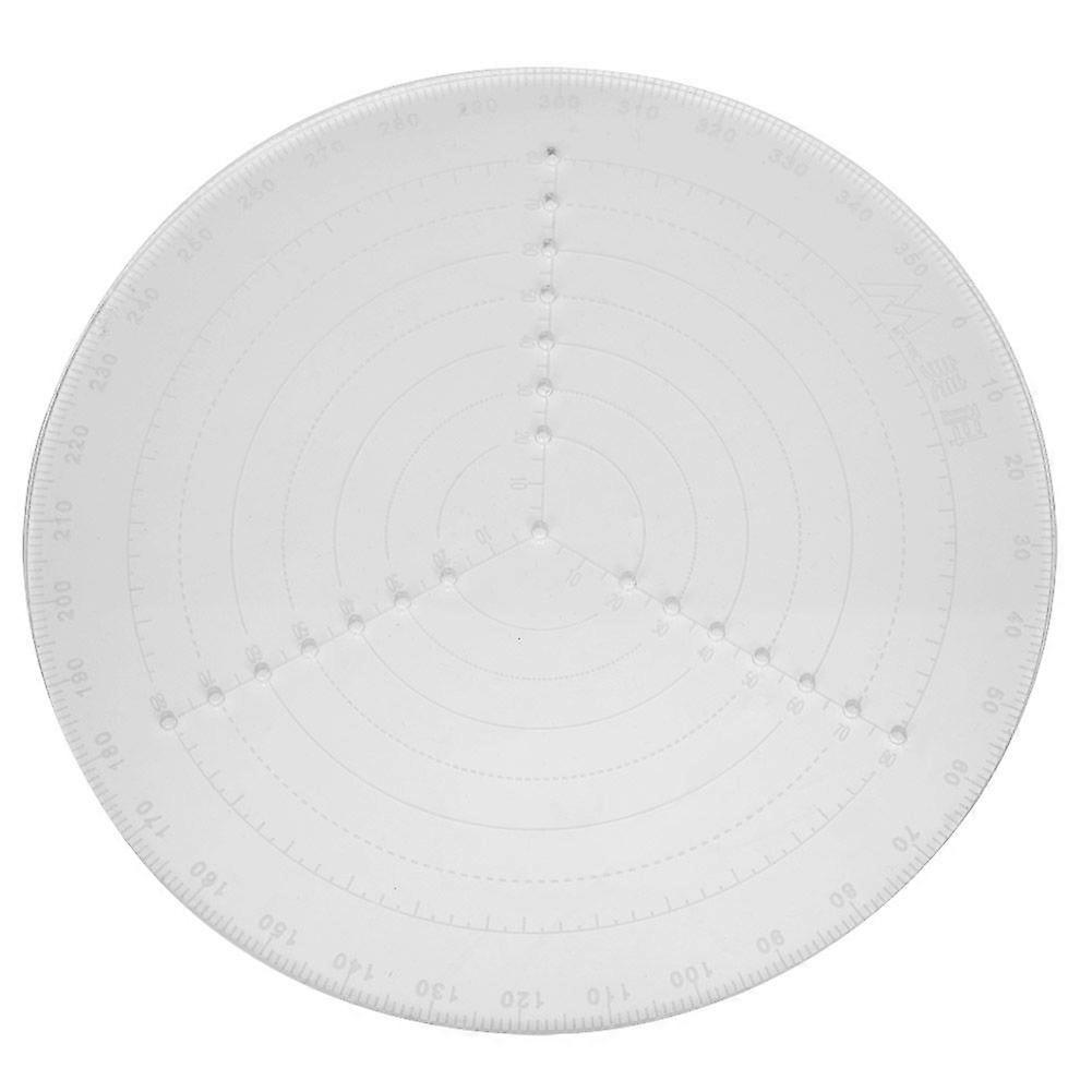 Transparent Acrylic Center Finder Woodworking Compass for Circle Center Finding