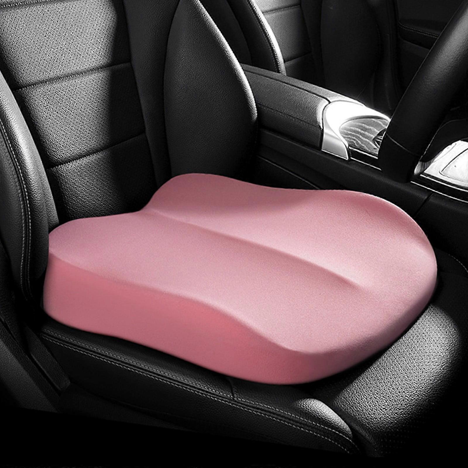 WSBDENLK Car Wedge Seat Cushion - Memory Foam for Driving, Compatible with Car Seats, Improves Posture & Vision