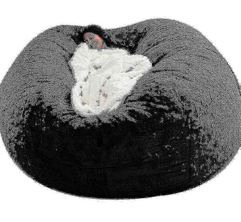 Artificial Fur Bean Bag Cover - for Lazy Sofa (No Filler) 2025