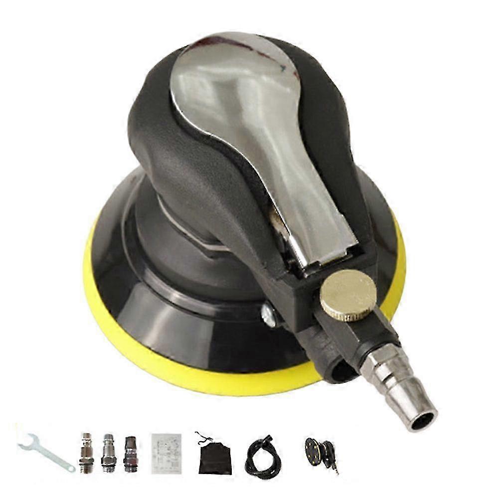 5'' Round Polisher Eccentric Pneumatic Sanding Machine Air Sander Grinder 2025