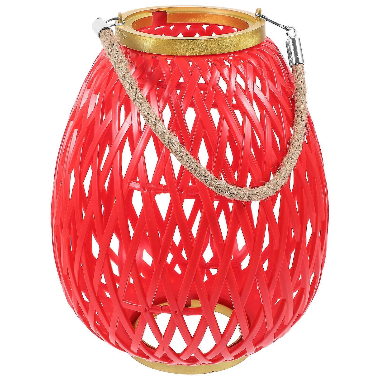 Woven Lamp Cover Small Lampshade for Lamp Use 2Pcs Plastic Accessory