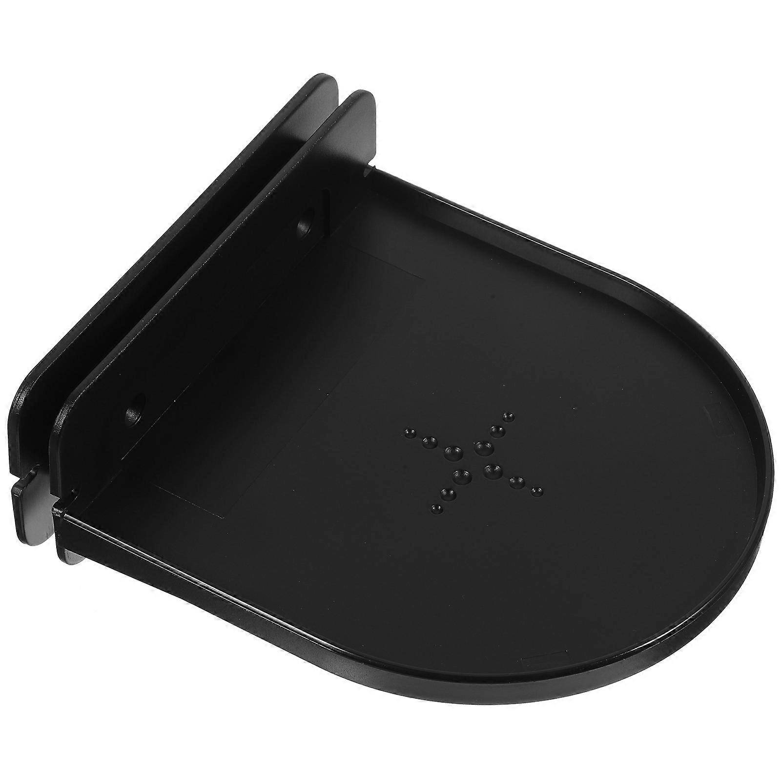 Wall Mounted Audio Speaker Bracket For Sound Speaker Home Office Use Black ABS 1Pcs