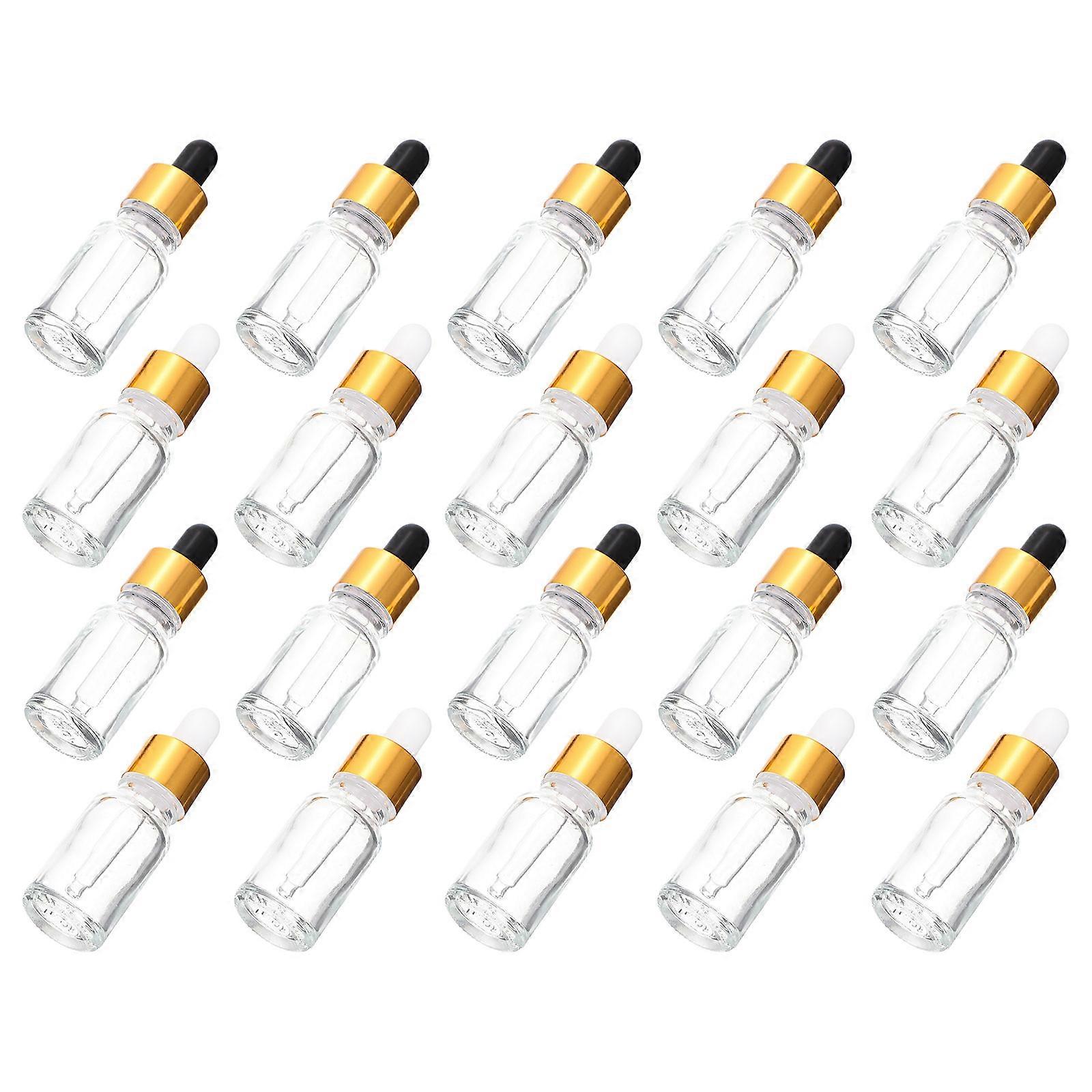 Glass Dropper Bottle Essential Oil Bottles for Storage Use 60Pcs