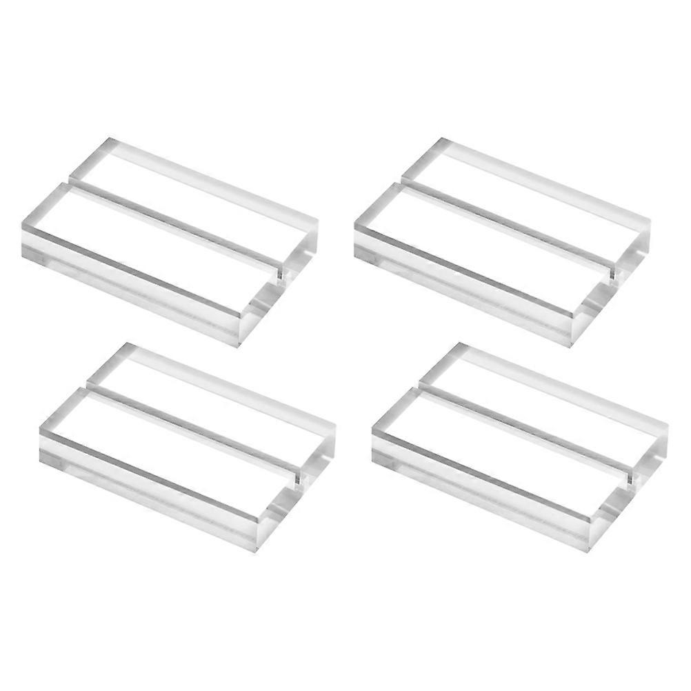 Clear Acrylic Stand 20 Pcs For Wedding Sign Holder Practical Display Suitable For Retail Stores And Exhibitions In Transparent Material