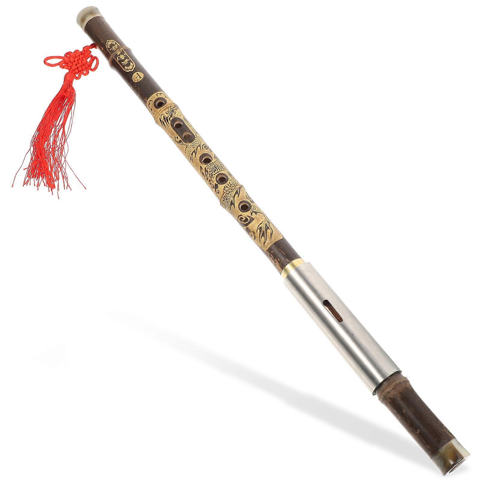 Traditional Bawu Flute 2Pcs For Music Learners 20.5X1.8X0.9In Wind Instrument Smooth Surface