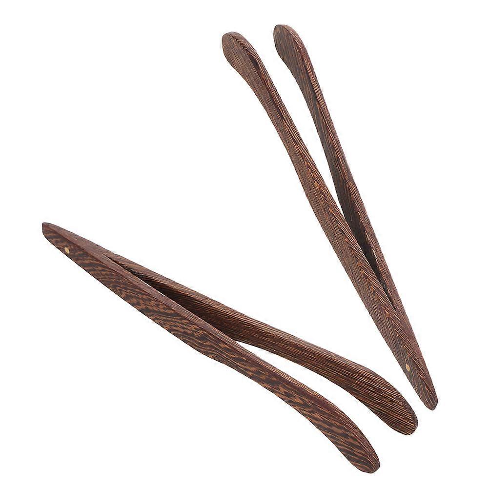 Wooden Tea Clamp Tool for Tea Ceremony Accessories 6Pcs Pack