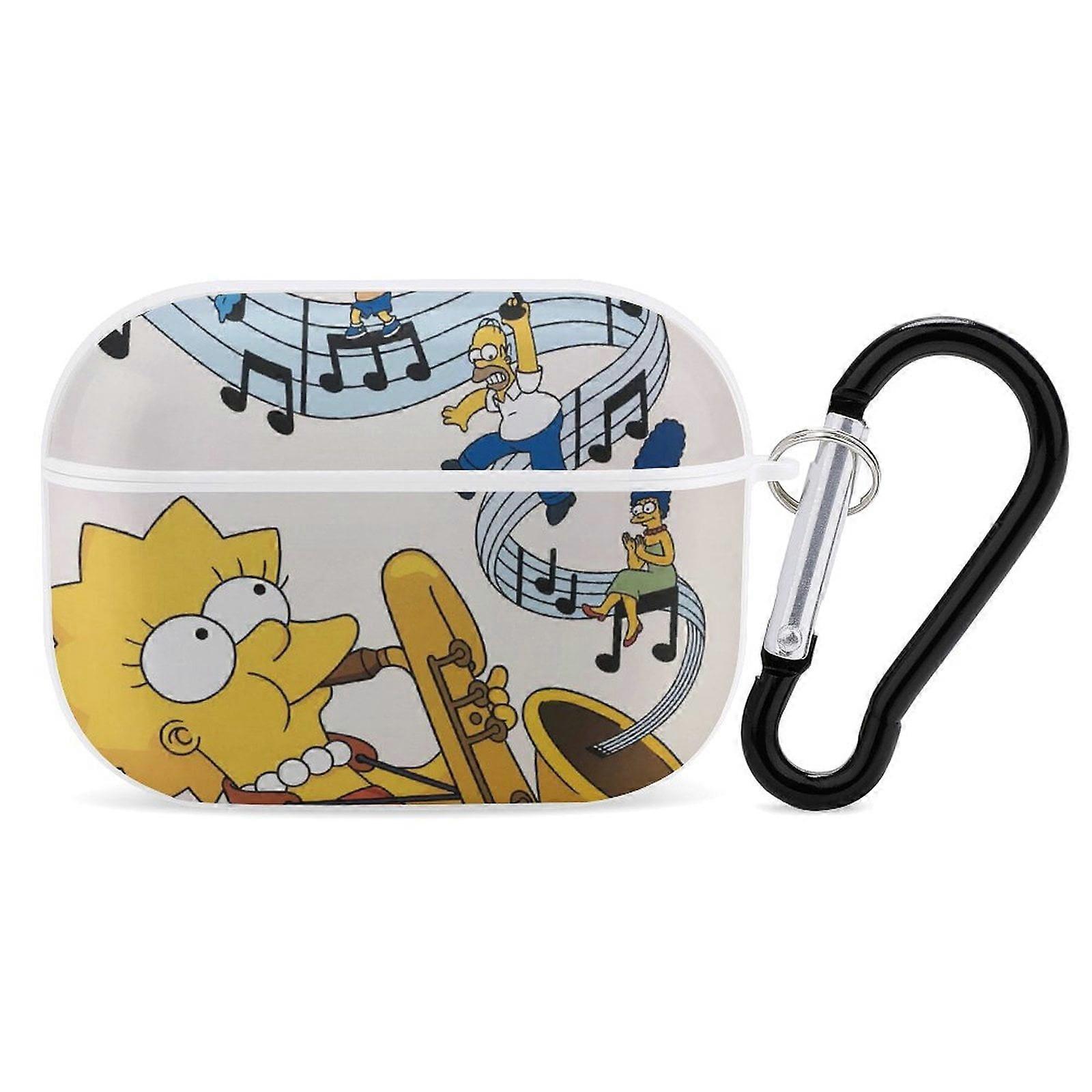 Simpson Case for compatible with Airpods Pro, AirPod 3 Case for Women, compatible with Airpods Pro Generation Case, Support Wireless Charging