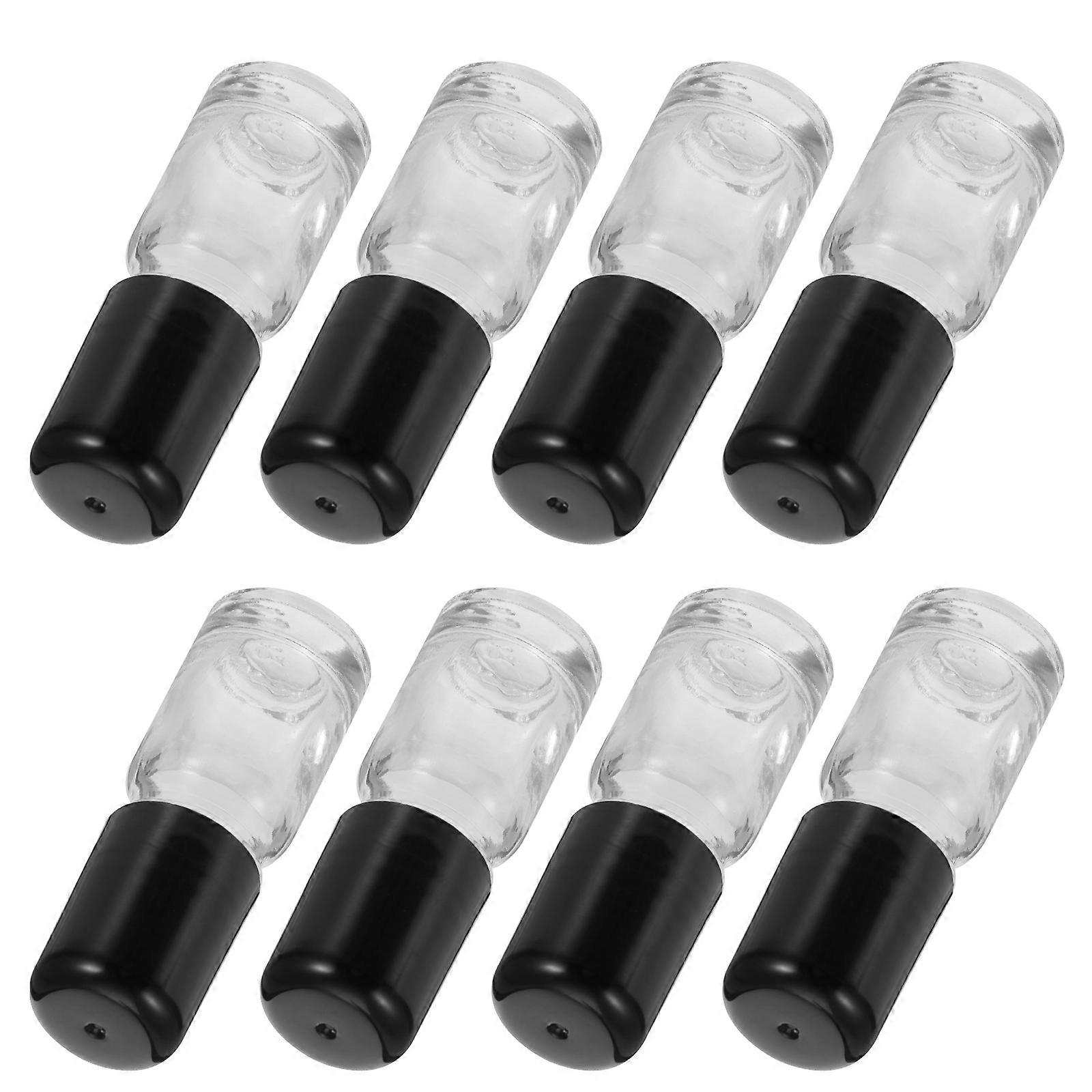 Transparent Glass Essential Oil Bottles Roll on Bottles for Storage 25Pcs 5ml