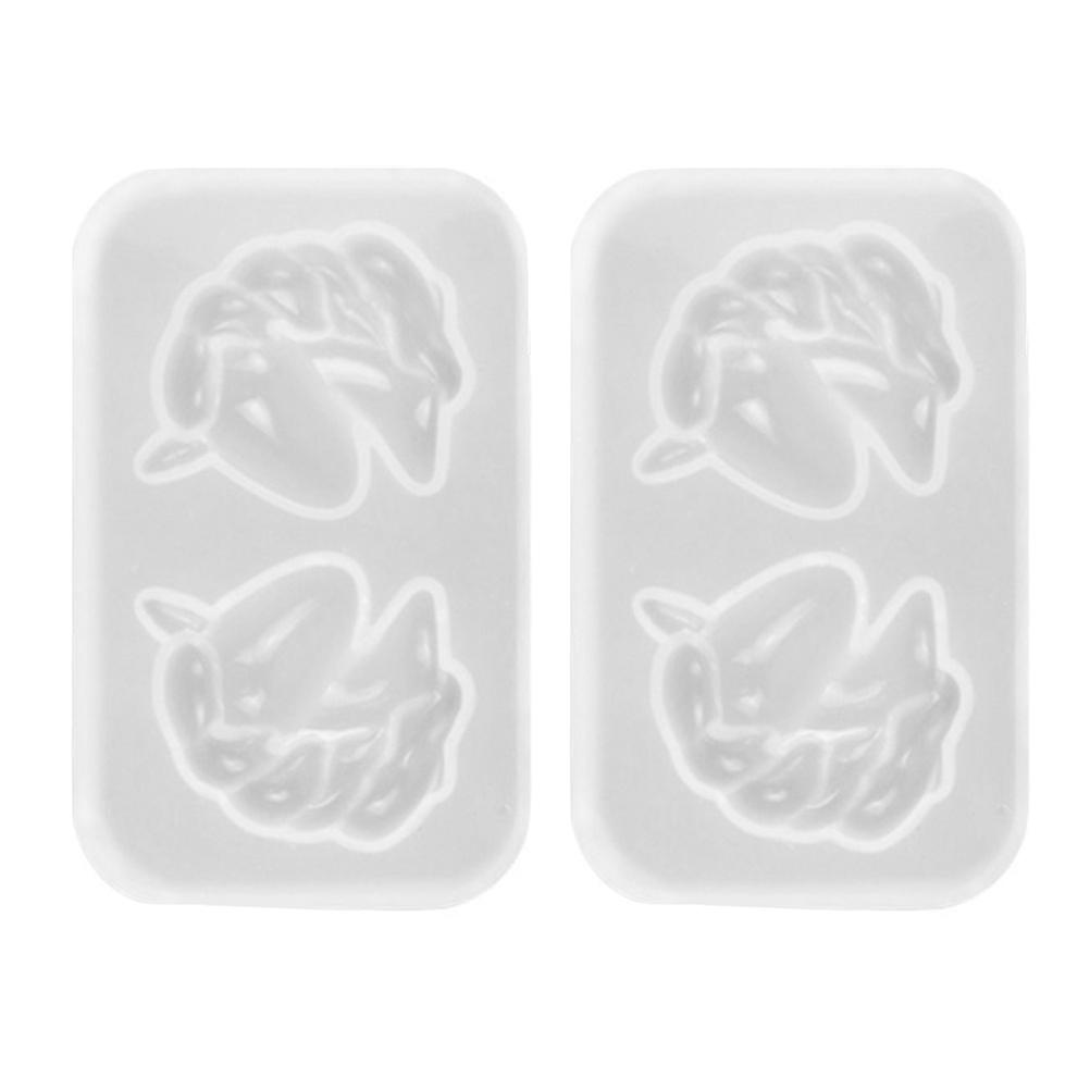 4Pcs Silicone Mold for DIY Unicorn Shape Desktop Ornament Making