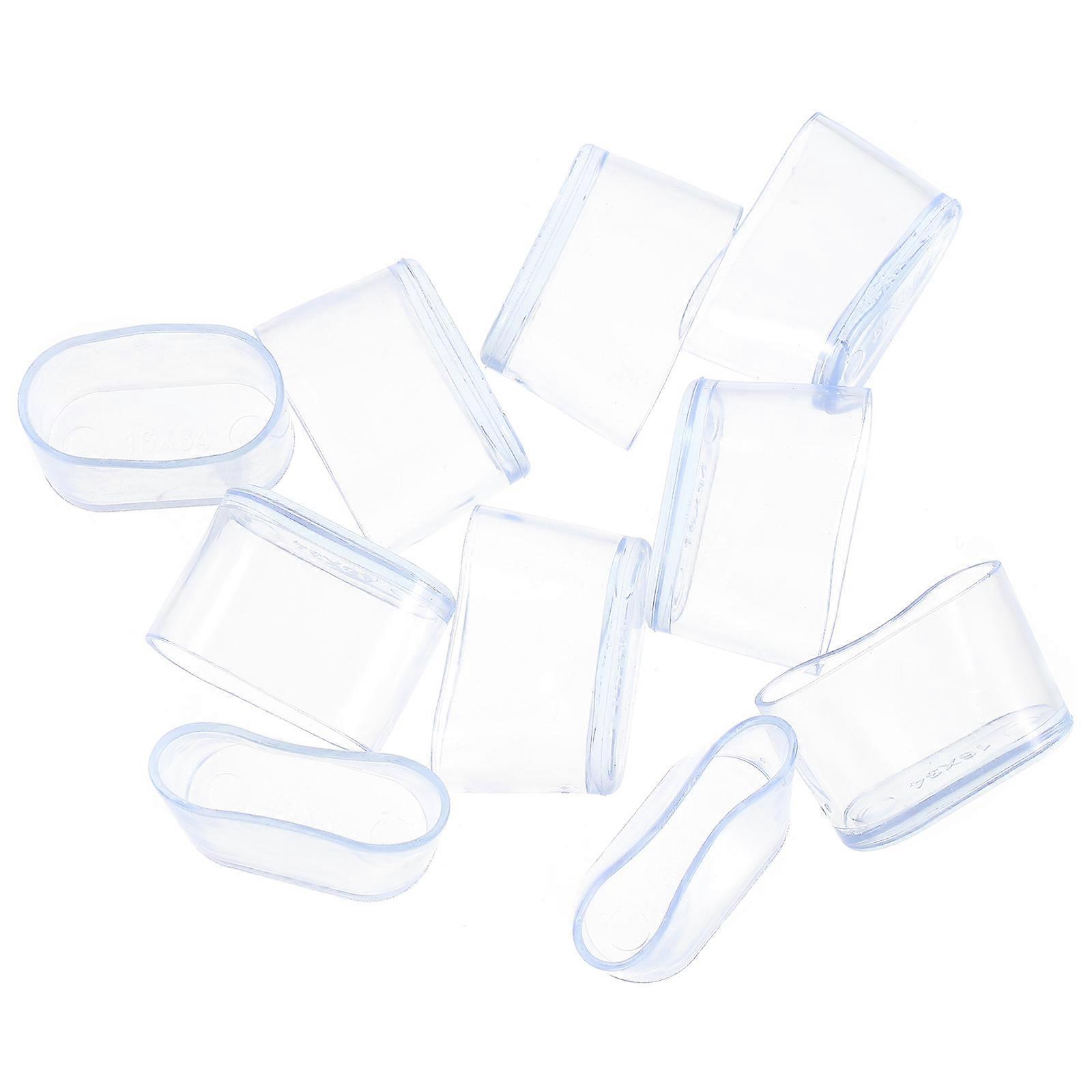 Chair Table Caps for Floor Protection 50Pcs Transparent Foot Pads