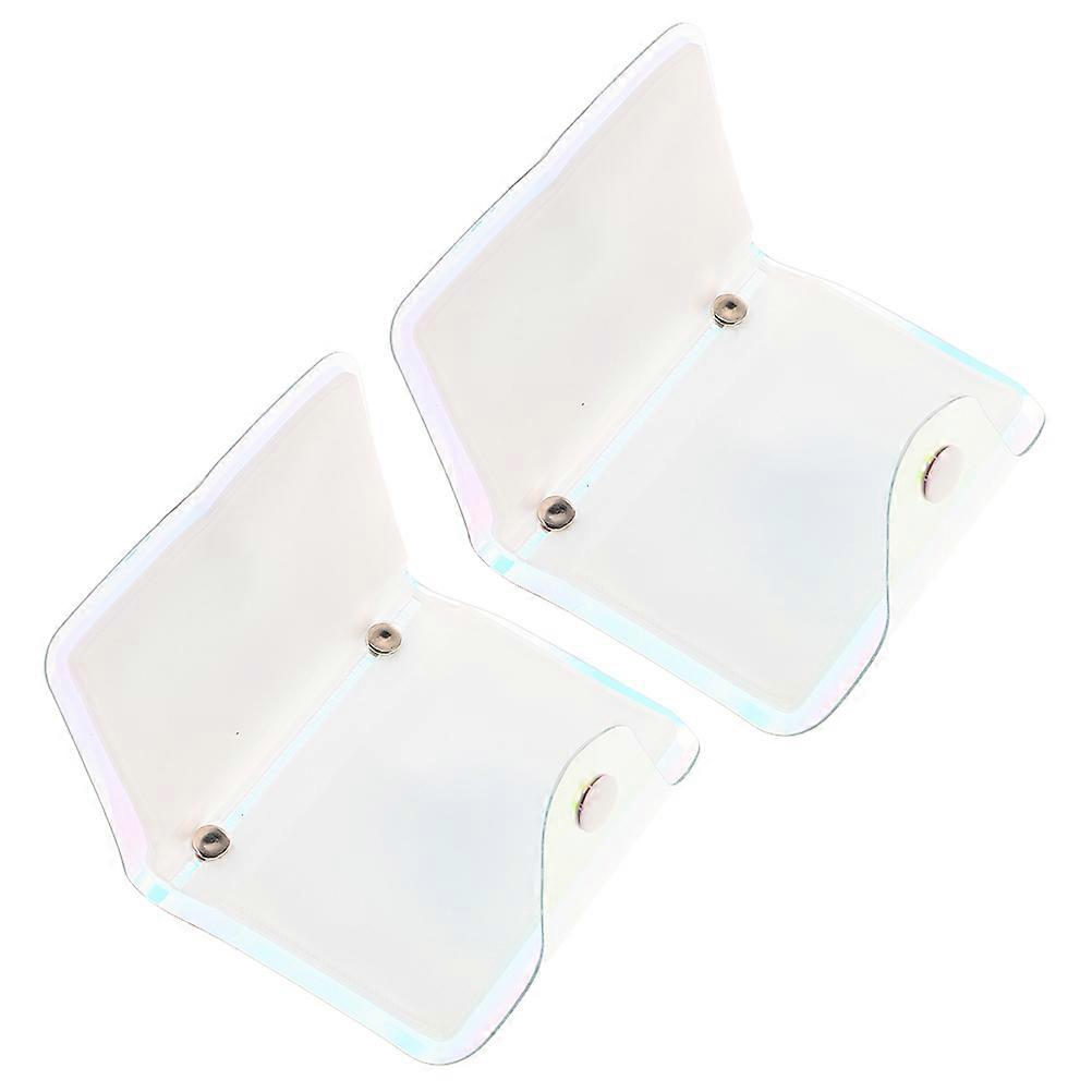 Compact Holographic Card Holder for PVC Material 8Pcs