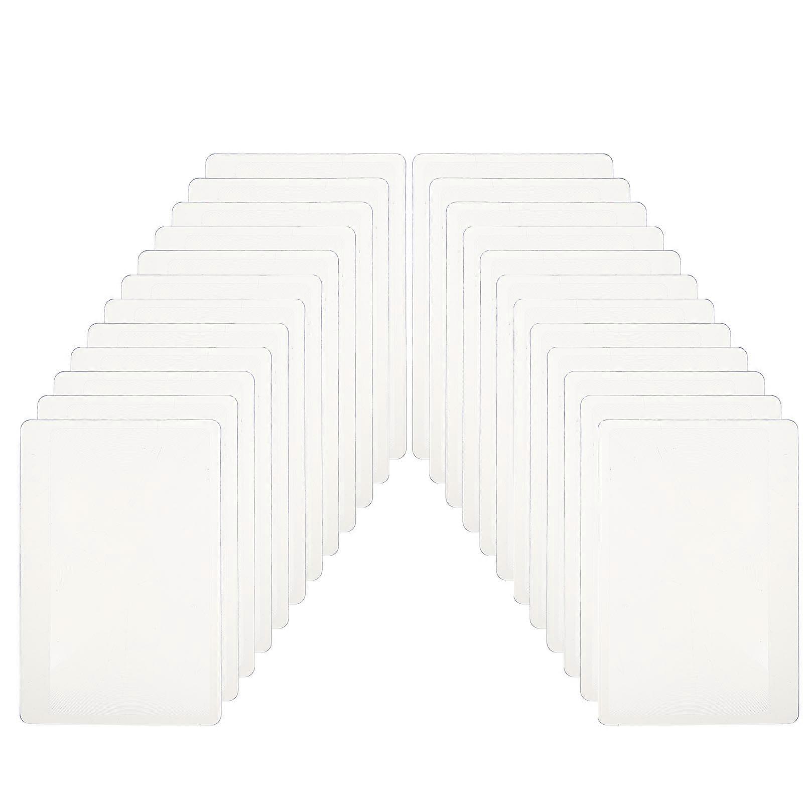 Page Magnifiers For Reading Portable Magnifier Elderly Low Vision Users Rectangular Shape Durable PVC 24Pcs