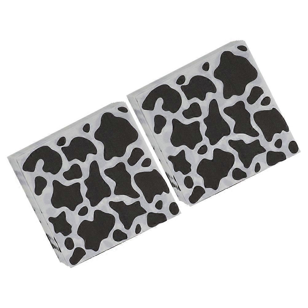 Party Use Cow Printing Napkins 400 Sheets Decorative Paper Napkins