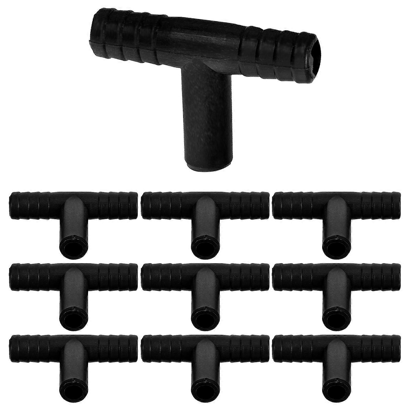 Replacement T Shaped Hose Connector for Desk Fountain 50Pcs Pack