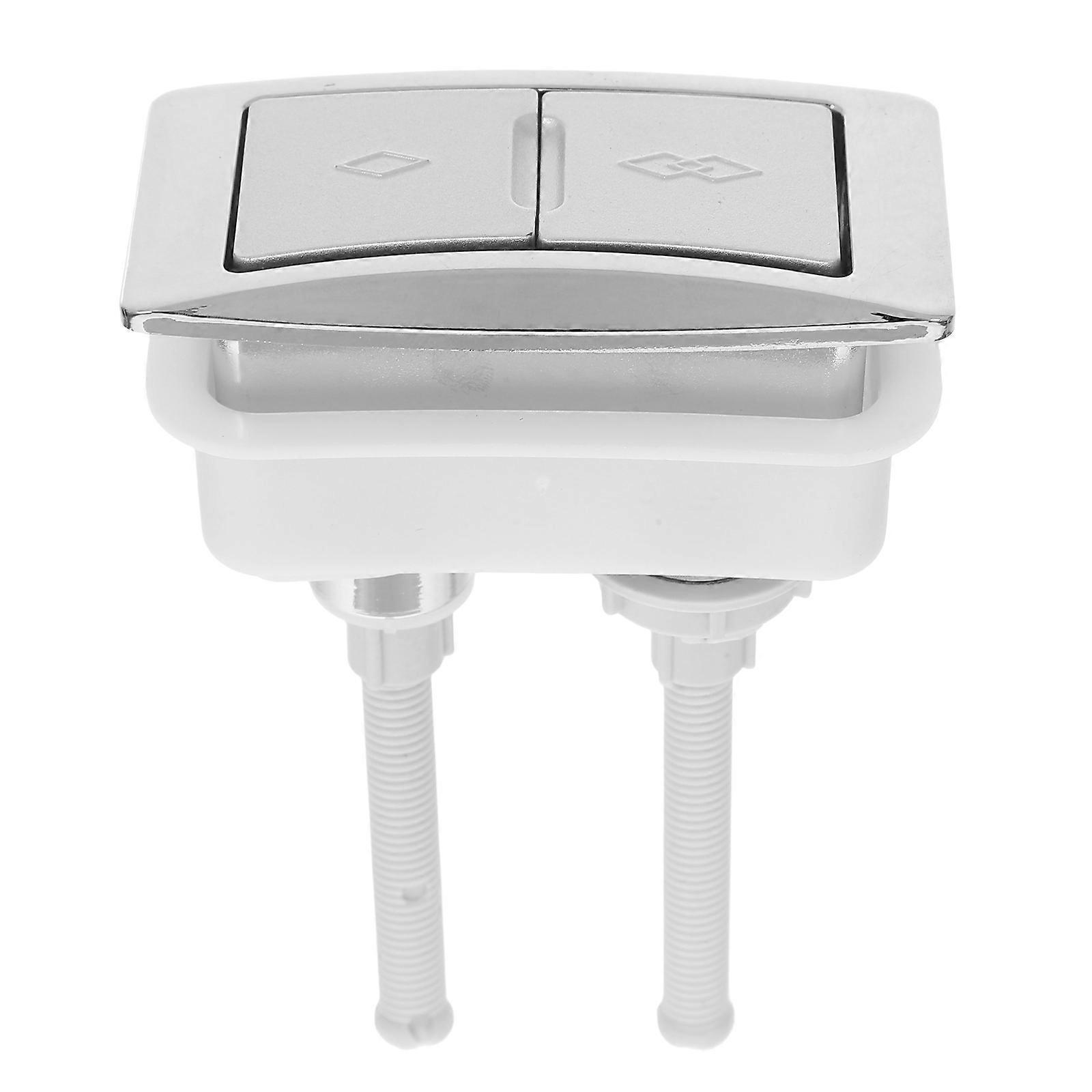 Toilet Tank Flushing Button for Toilet Water Tank 4Pcs Dual Button Flush Kit