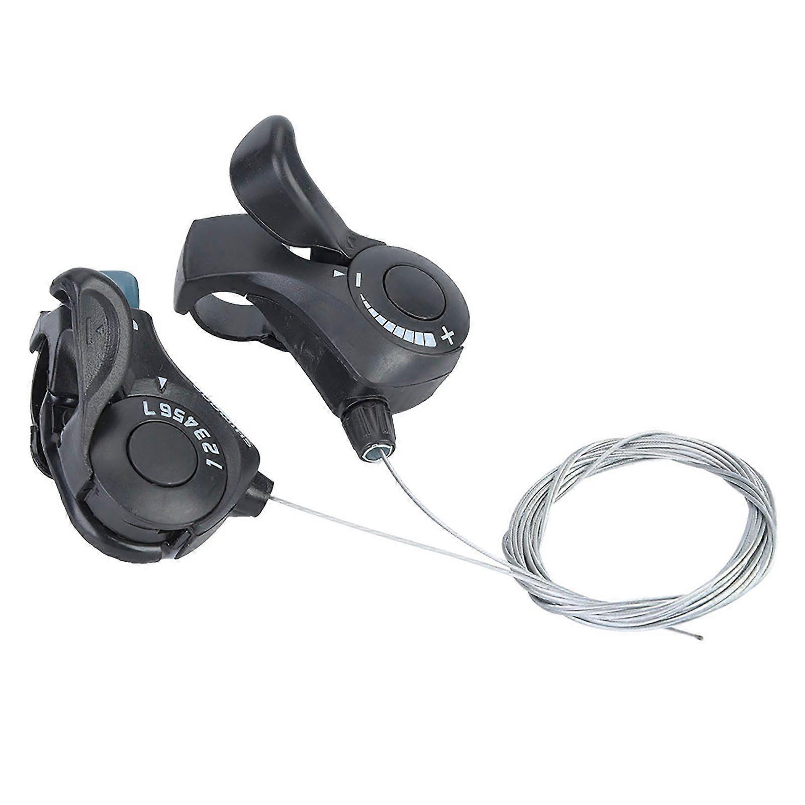 One Pair Outdoor Mountain Bicycle TX-30 Thumb Gear Shifters 3X7 Speed Shift Lever and Set