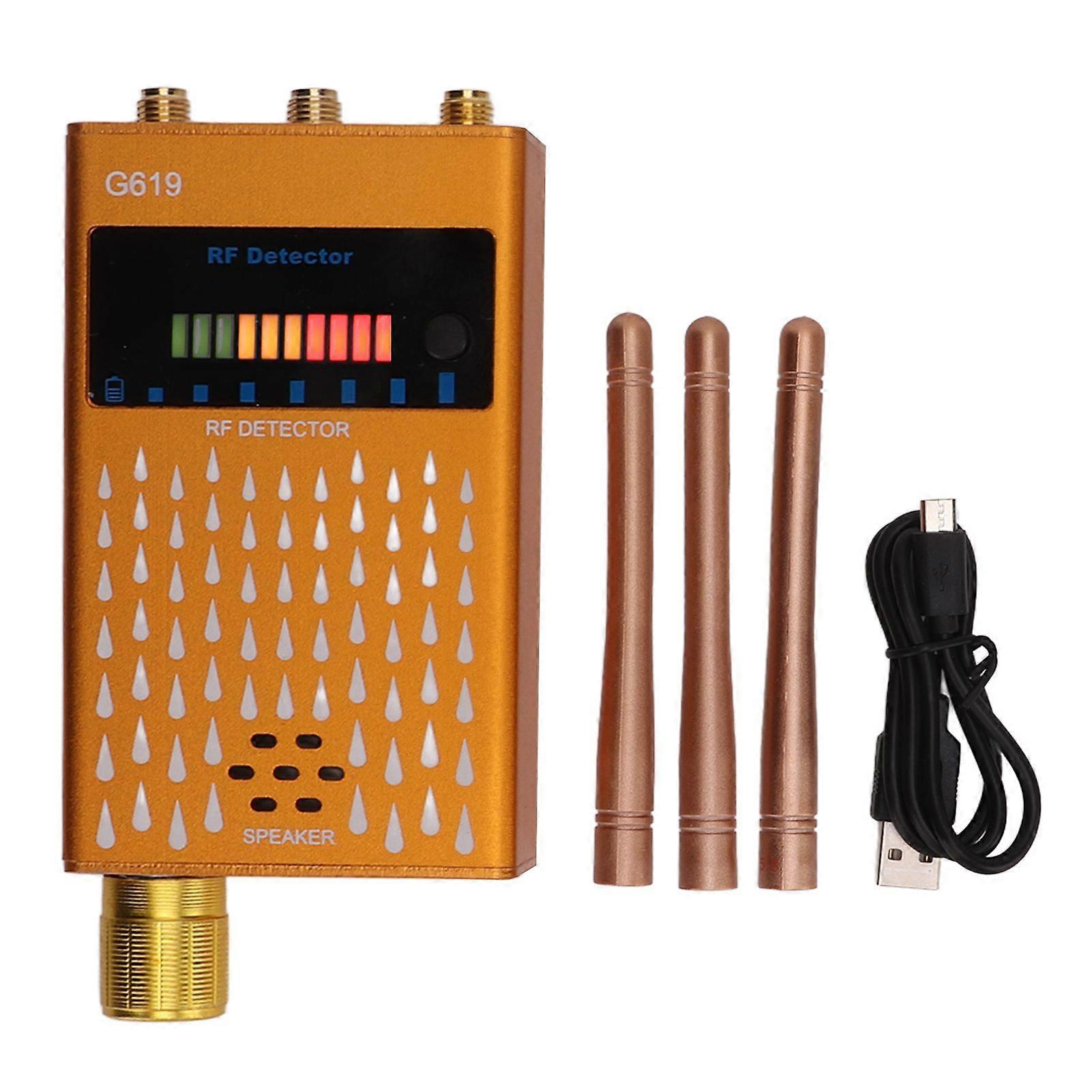 Camera Detector 3 Antennas High Sensitive Chip 1MHz to 8000MHz RF Signal Scanner Device for Company