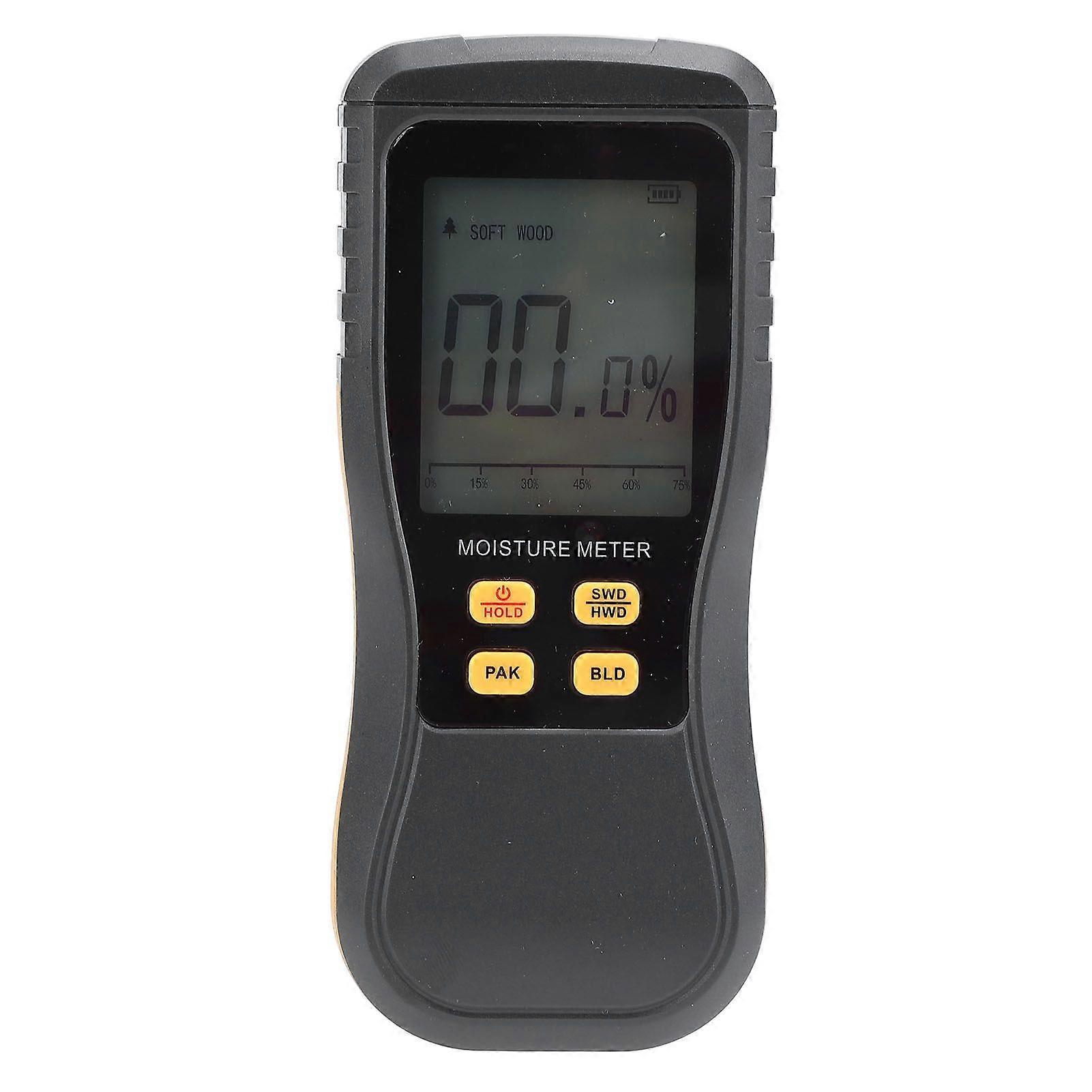 Moisture Meter Non Destructive Induction Moisture Detector for Softwood Hardwood Packing Building Materials