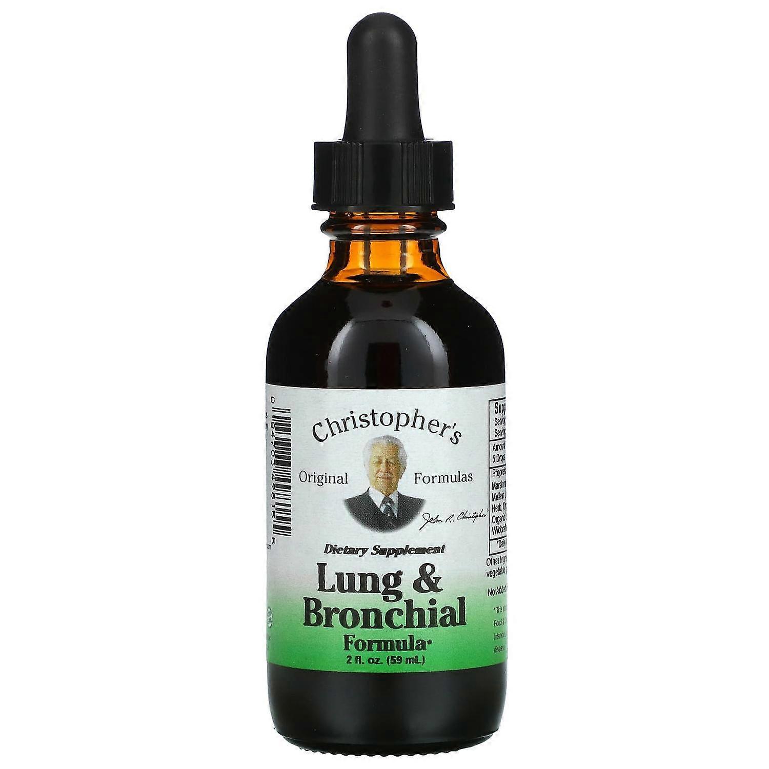 Christopher's Original Formulas, Lung & Bronchial Formula, 2 fl oz (59 ml)
