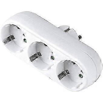 Adaptor cu mufe multiple cu 3 căi cu priză de perete/masă 16A 250V
