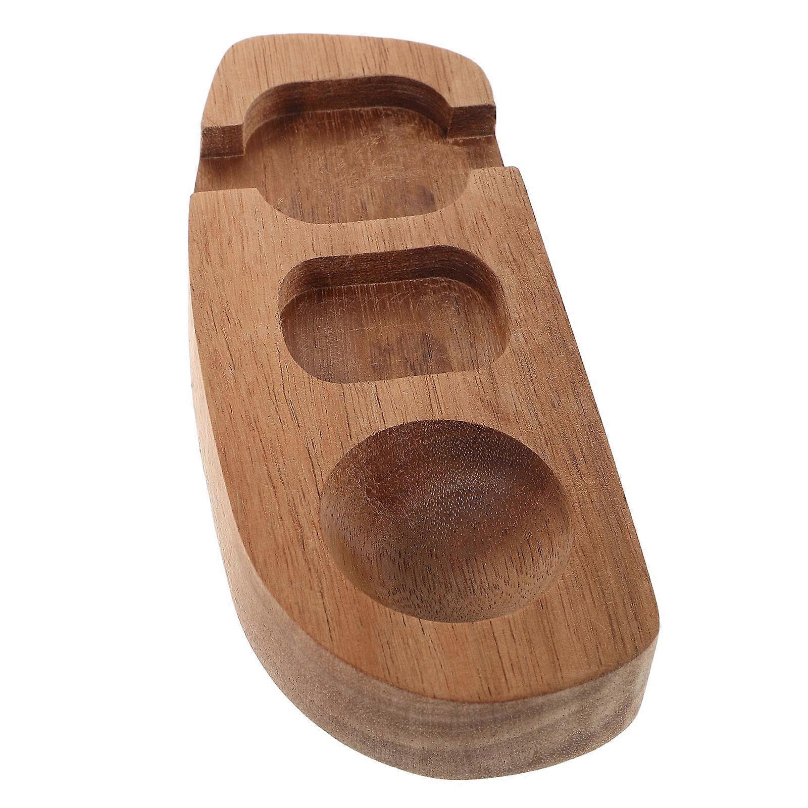 Wood Deviled Egg Platter Serving Tray for 2Pcs Natural Brown Wood