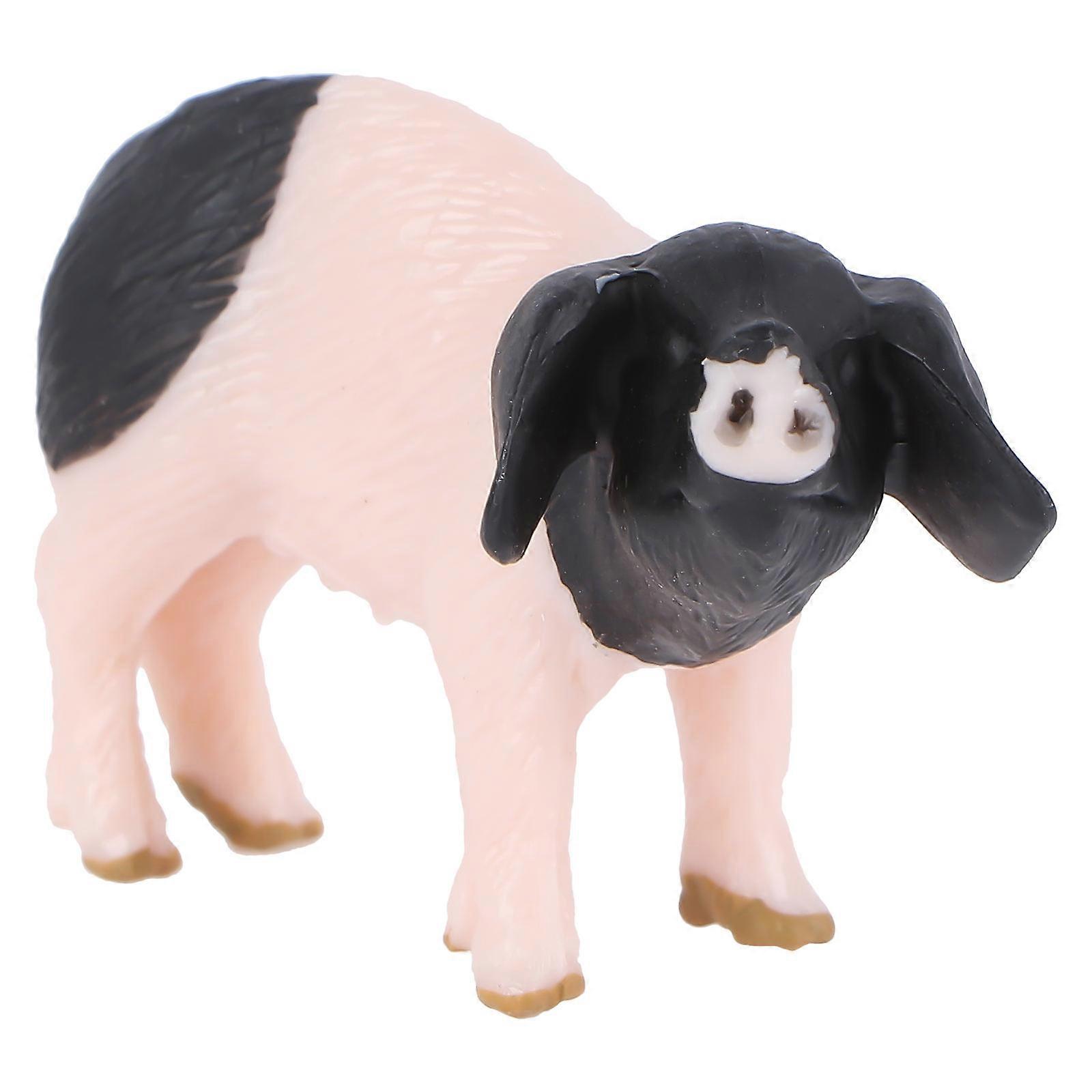 Pig Adorn Simulation Pig Model for Decoration 2Pcs Creative Toy