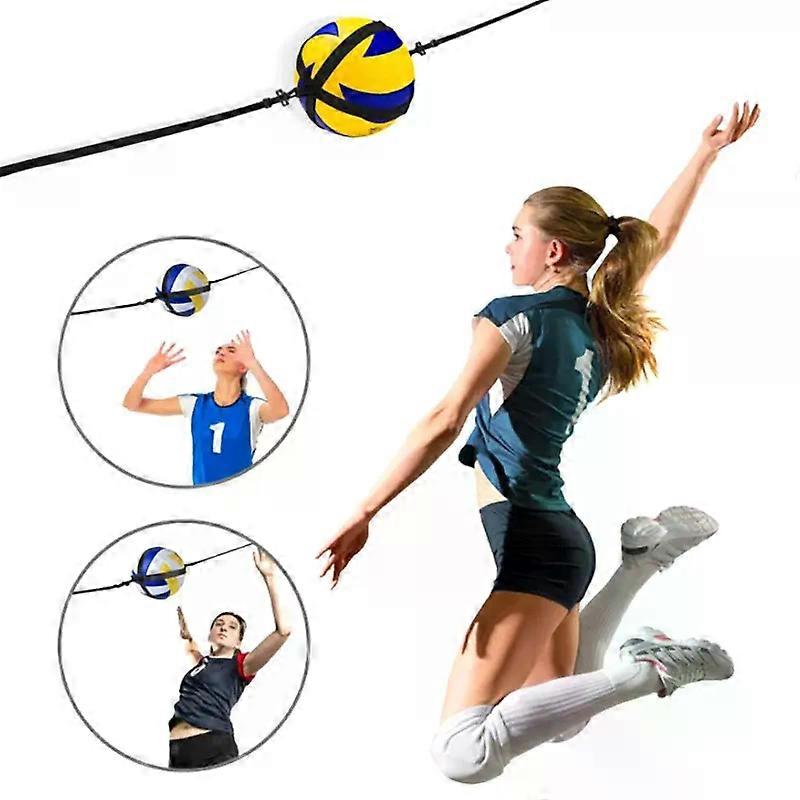 Practical Volleyball Spiking Training Assistant Solo Volleyball Practice Trainer Adjustable Training Belt For Beginners