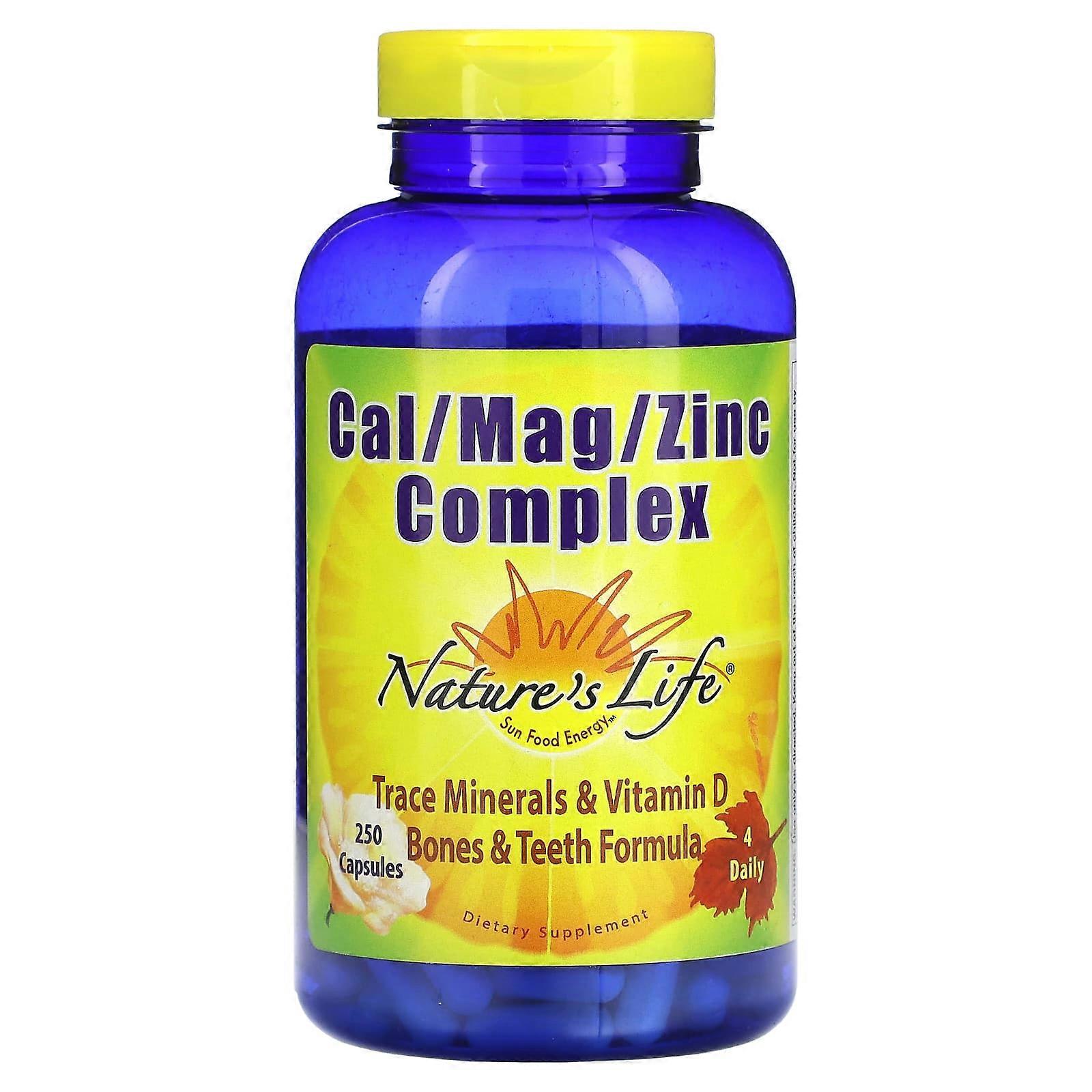 Cal/Mag/Zinc Complex, 250 Capsules