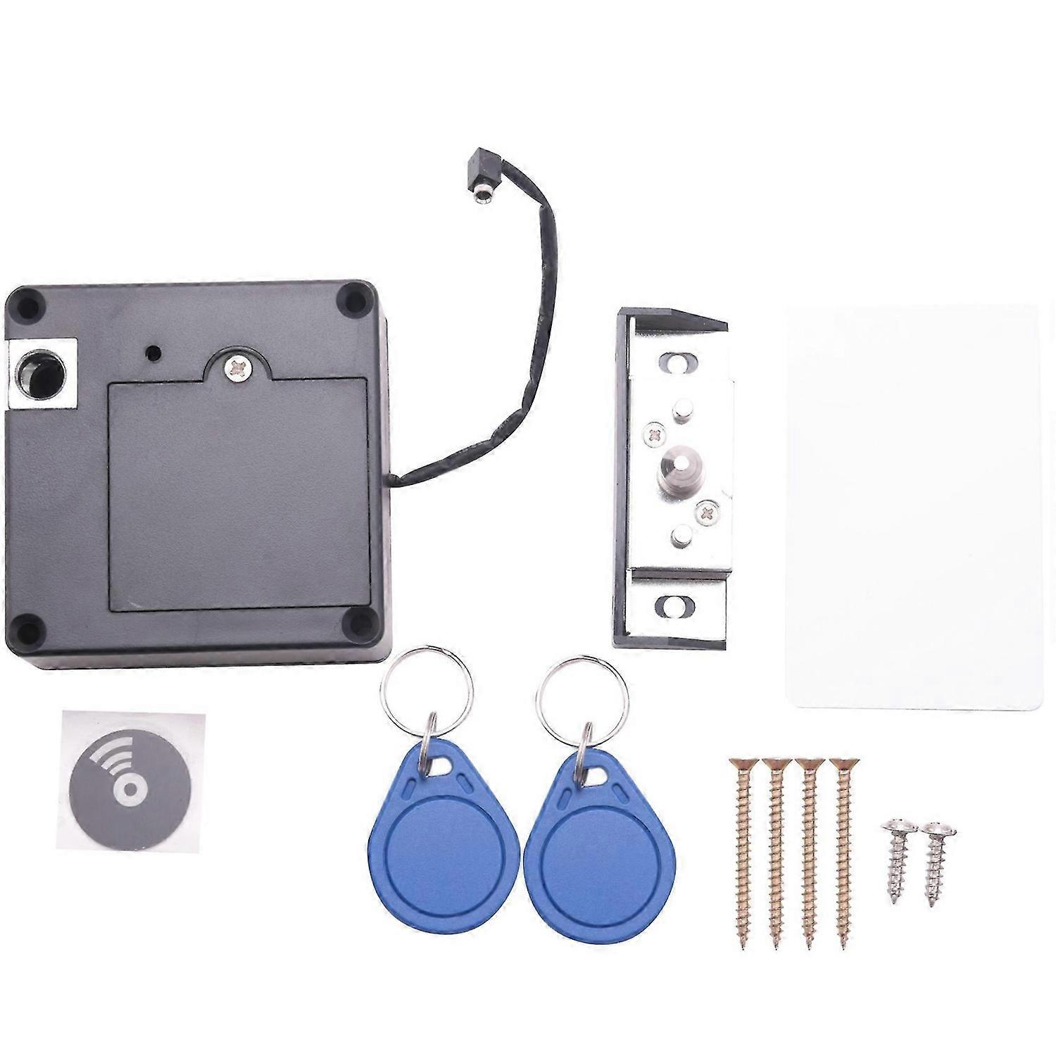 Smart Electronic RFID Cabinet Lock No Hole Easy Installation Furniture Locker Wardrobe Shoe Cabinet