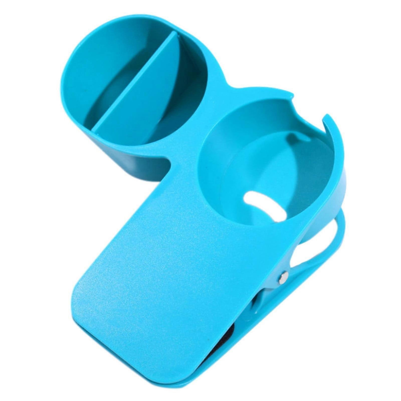 Clip On Cup & Phone Holder - Desk Clamp Stand for Bottle, Mug, Compatible with Home, Beach Chair & Office Use