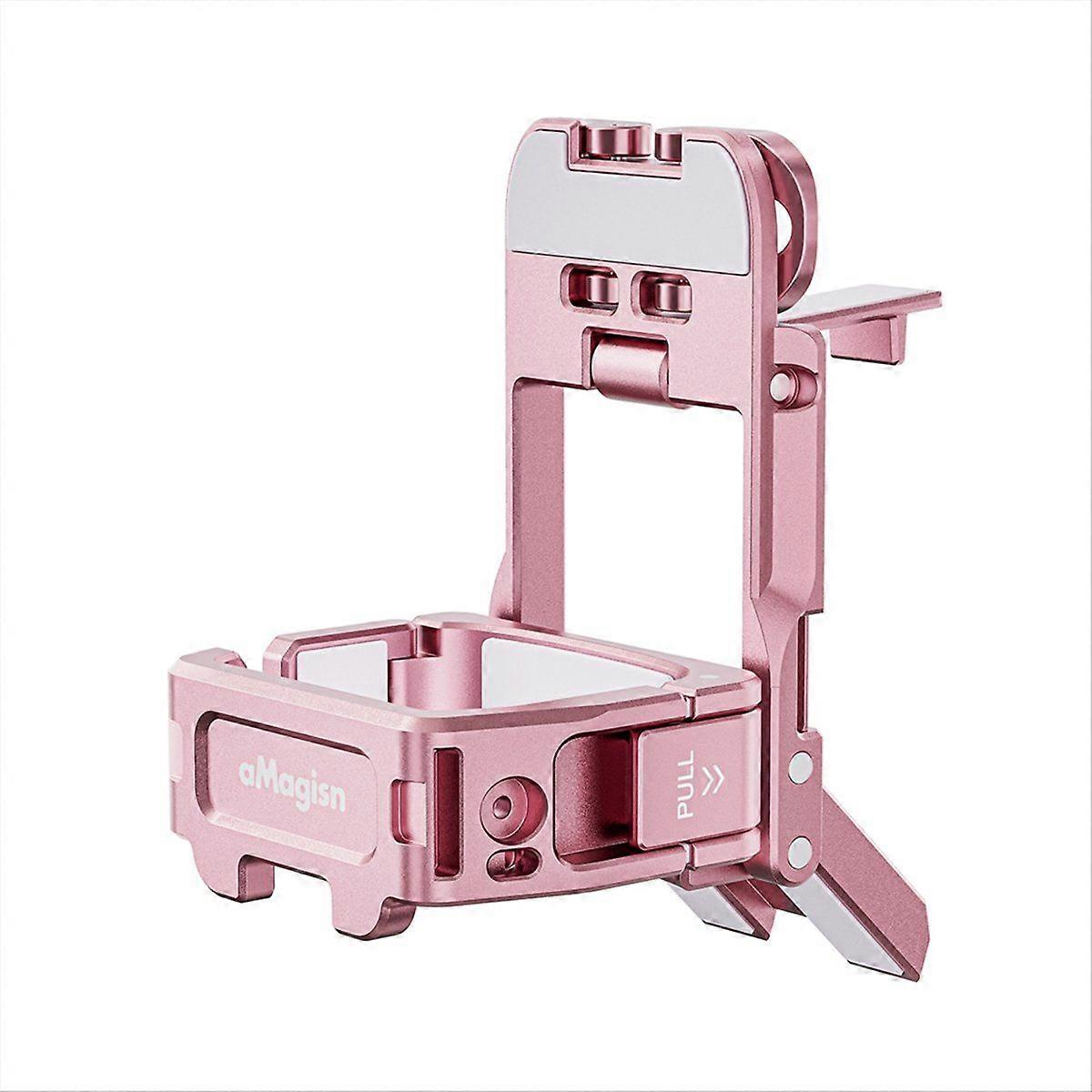 Multi-Function Magnetic Camera Adapter for POCKET 3 Camera Extension Frame for Tripod Mic Light Pink