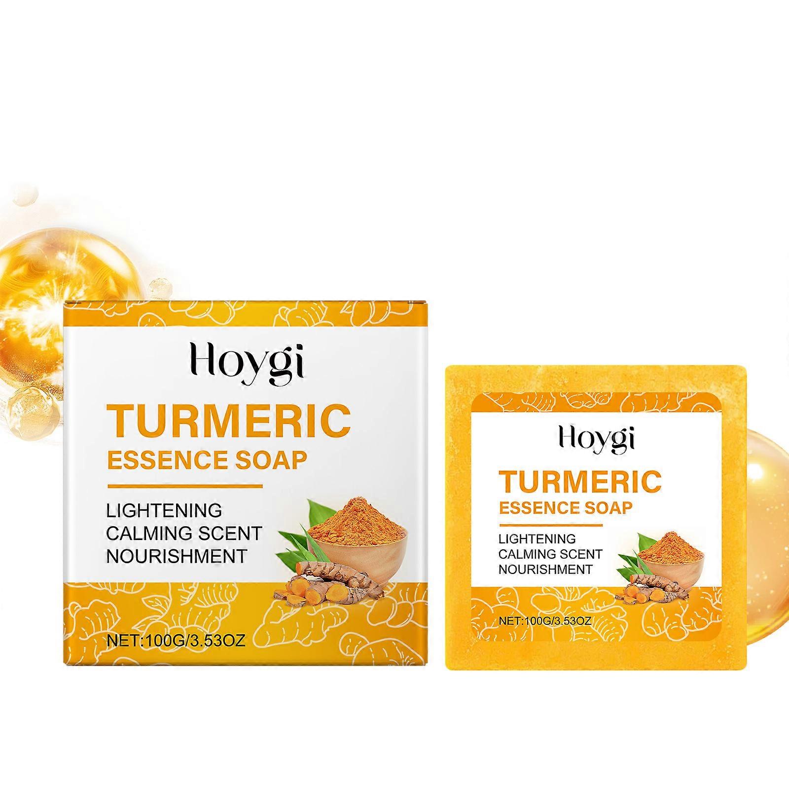 Turmeric Cleansing Soap, Gently Cleans And Moisturizes Body Skin Delicate, Clean And Refreshing Cleansing Soap
