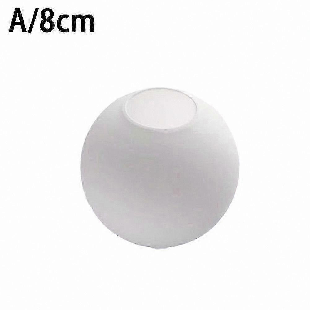 White Frosted Globe Glass Shade for Round Ceiling Light Fixture Replacement