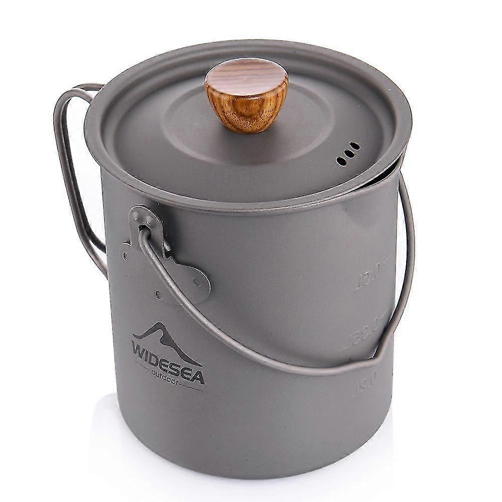 Pure Titanium Method Press Coffee Cup Ultra Light Foldable Outdoor Pot