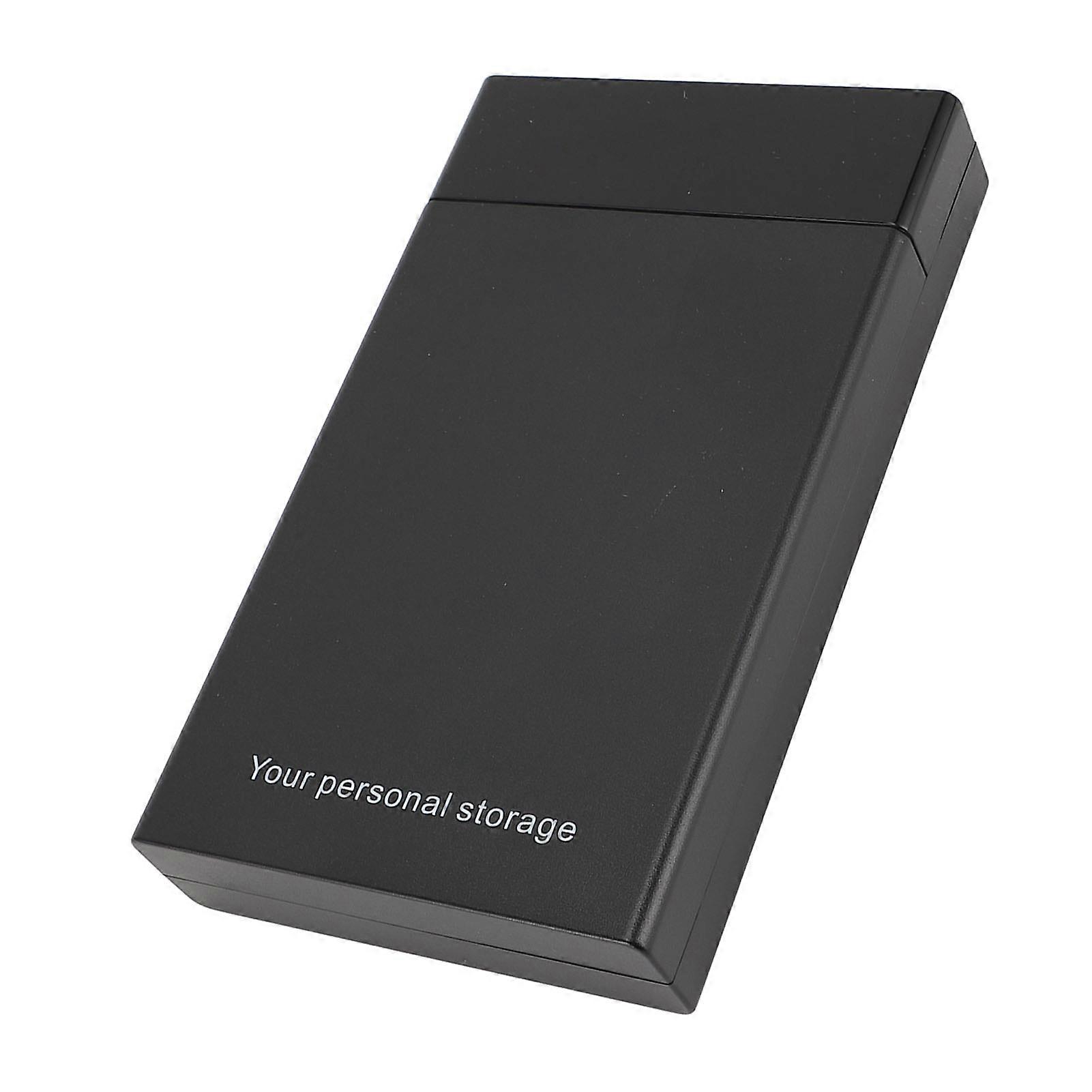 Hard Drive Enclosure 16TB 5Gbps USB3.0 Plug and Play External Hard Drive Enclosure for 2.5 3.5 Inch HDD SSD EU Plug AC 100 to 240V 