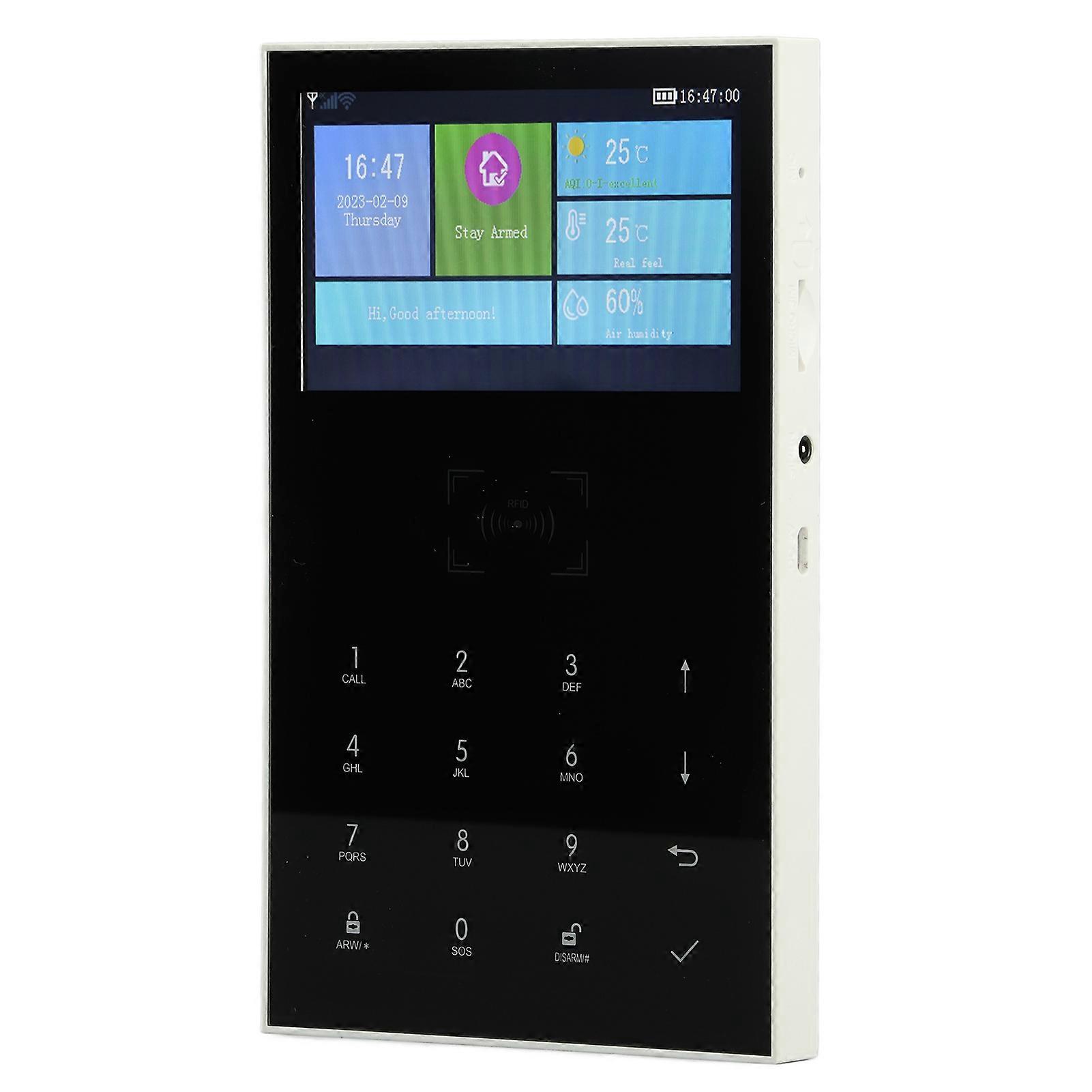 Home Security System Wireless WiFi Alarm Burglar System Touch Screen for Smart Home