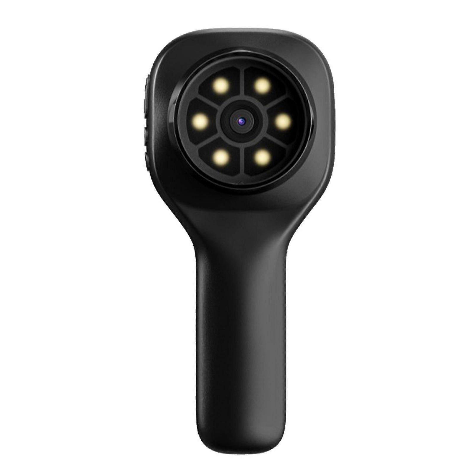 Microscope de poche avec écran numérique intégré de 5 cm (2 pouces), loupe de précision, outil facile à transporter pour l'inspection des trichomes, noir.