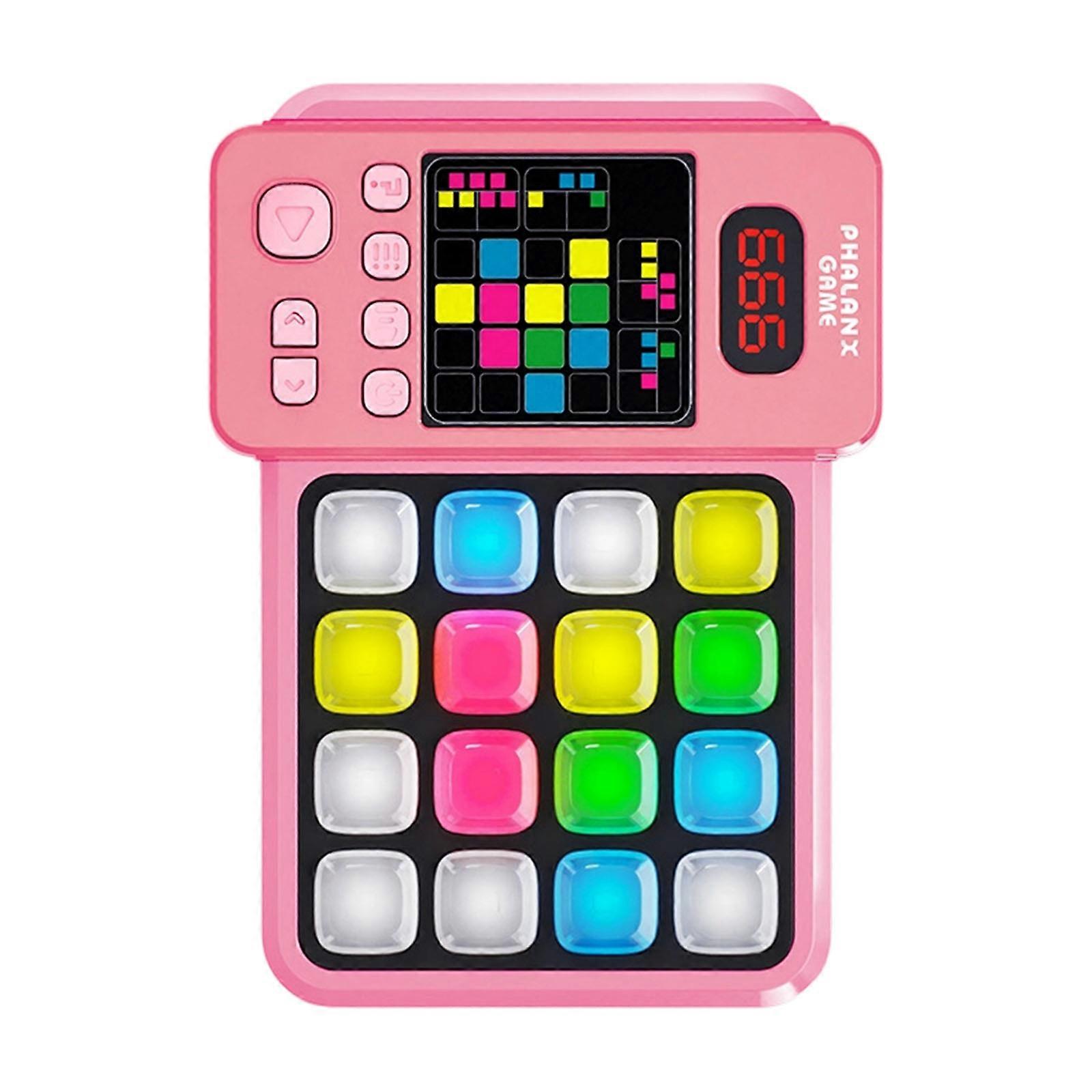 Mind Teaser Puzzle Game 400+ Cognitive Development Game Level Portable Travel Puzzle Tool Anxiety Relief Gift  pink