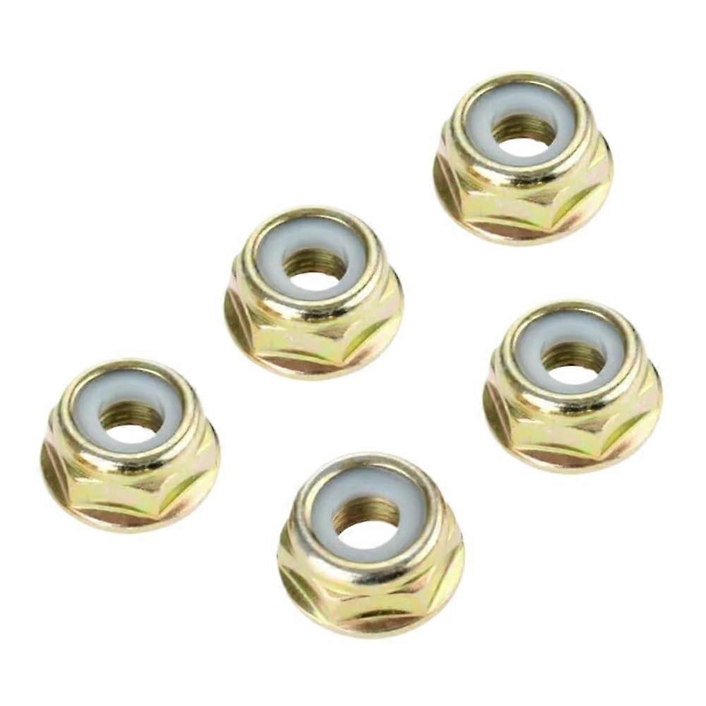 M10x1.25 Left Hand Thread Nut For Lawn Mowers 5 Pack Replacement