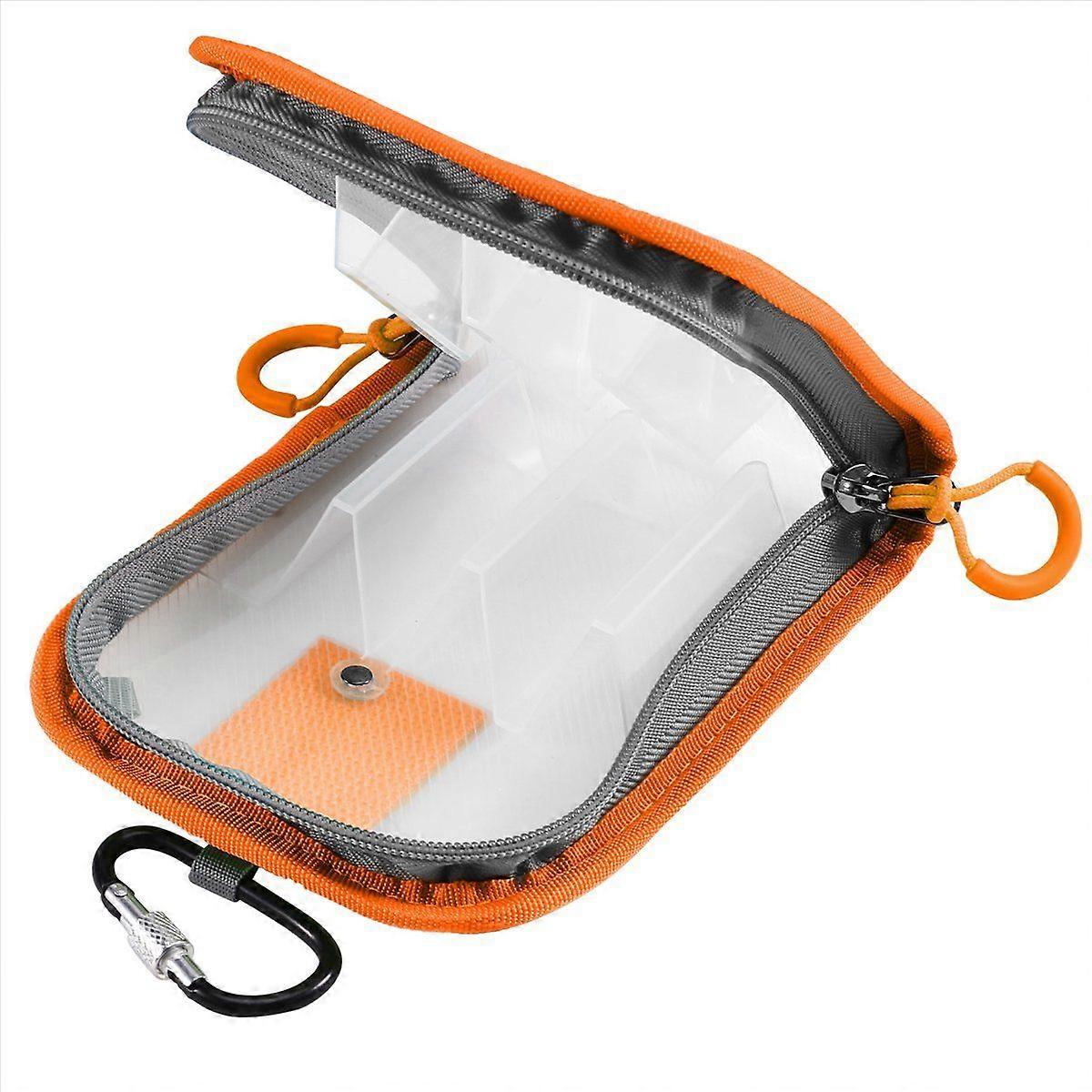 Angelköder Wrap Klare Köderabdeckungen für Rutenstoffhaken Orange