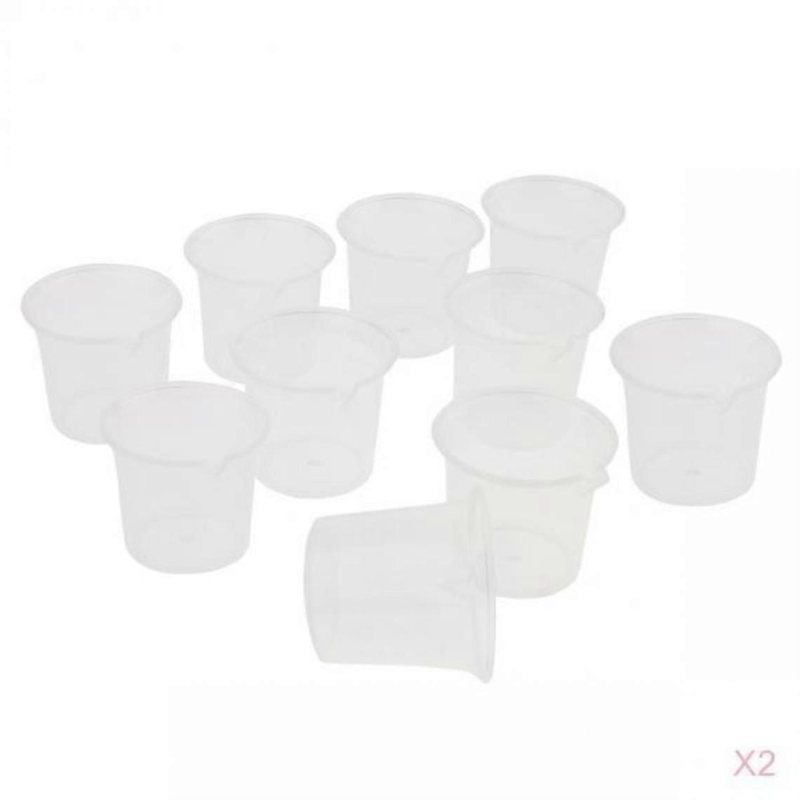 20 Pieces Graduated Container Liquid Measuring Cup