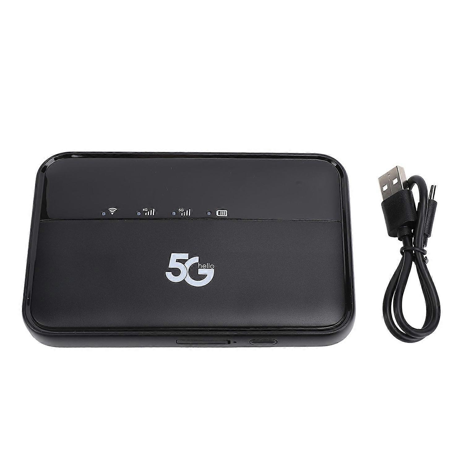 5G Mobile Hotspot High Speed IP54 Waterproof 10000mAh Battery LED Indicator Portable Hotspot Router
