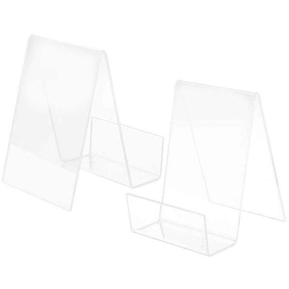 2 Pcs Bookshelf Bookshelves File Display Stand Table Display Rack Picture Stands Holder Book Display Stand Office