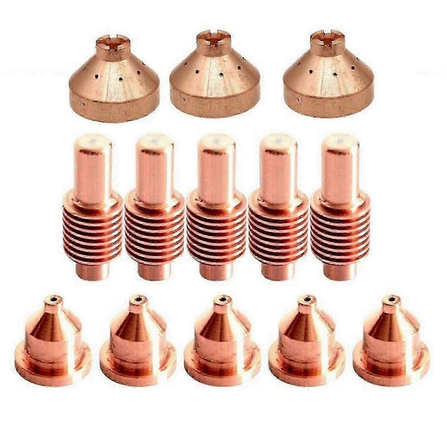 Plasma 600 Cutting Torch Electrode & Nozzle Set 12pcs, Compatible with PMX 600 Cutter Torch