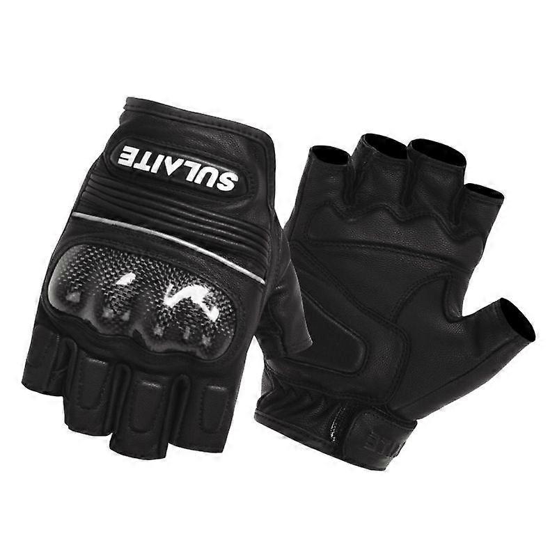 Motorcycle Half-finger Riding Gloves, Size: M