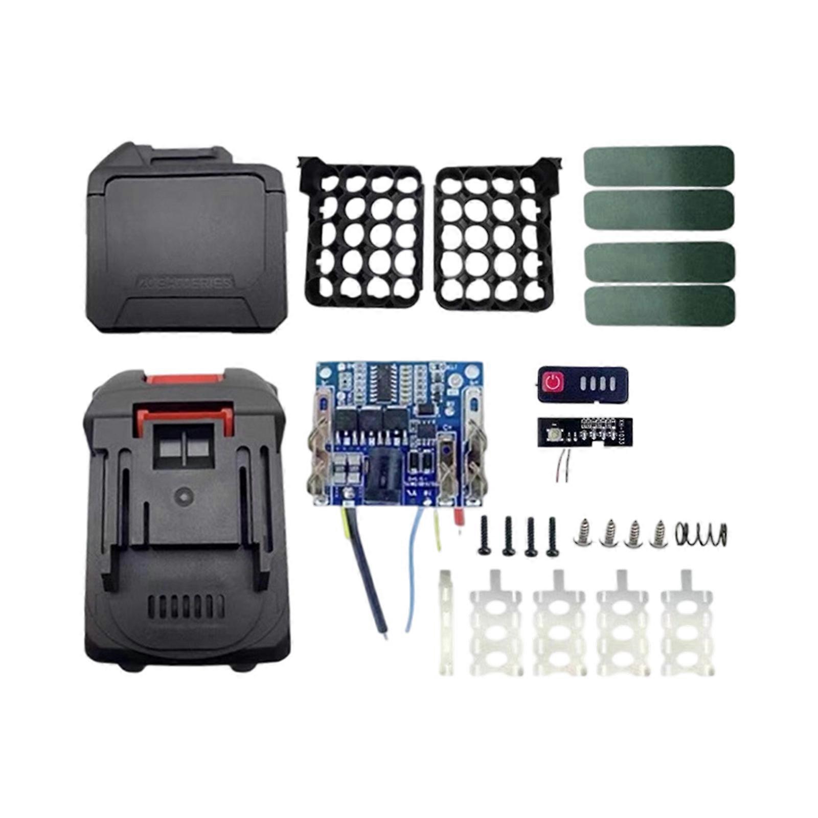 10/15/20 Cores Battery Replacement Shell ABS Plastic Case With Integrated Charging Board For Power Tool Multicolor