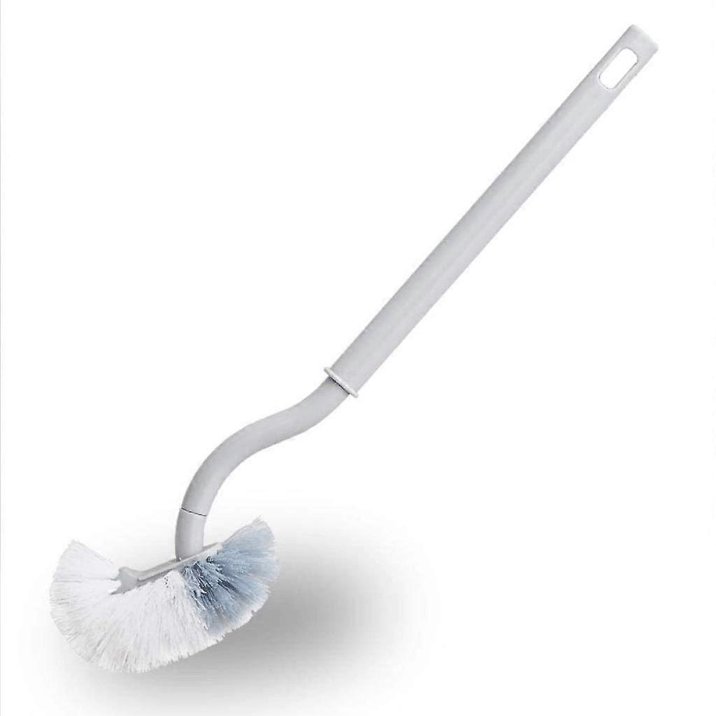 Toilet Brush with Long Handle for Deep Bathroom Cleaning, Plastic No Dead Angle Design