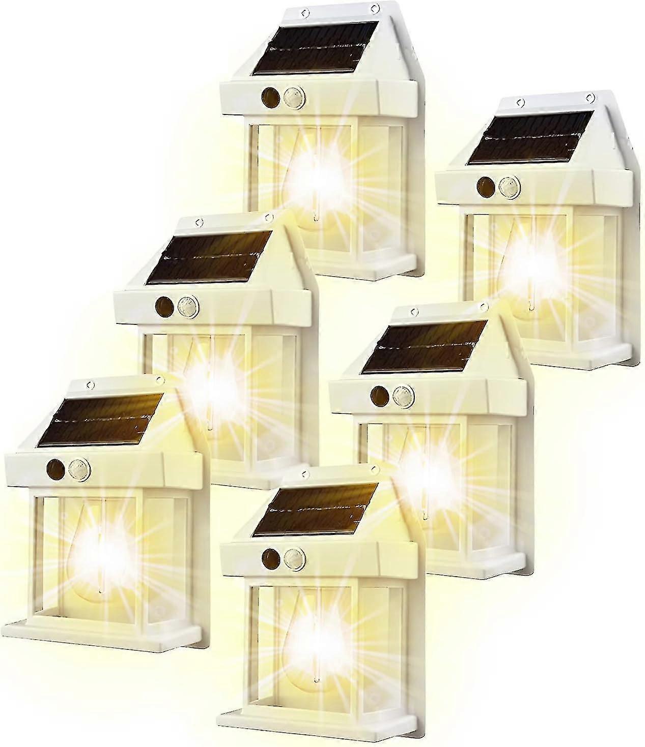 Solar Tungsten Wall Sconce Outdoor, 2023 Νέος ασύρματος αισθητήρας κίνησης Dusk To Dawn Led Wall Sconce, Ip65 Αδιάβροχο ηλιακό φως ασφαλείας, εξωτερικό αίθριο